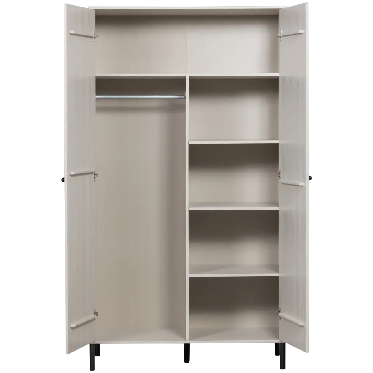 WOOOD Xina Tilvalgs-Pakke til Garderobeskab Cloud Grey FSC, produktbillede 5 af 6, Hylder hos HomeNordic