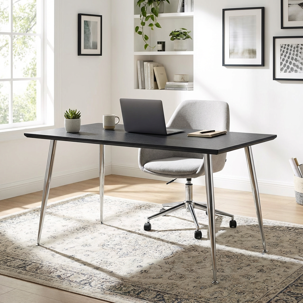 Cross- Sofabord i sort metal og glas, produktbillede 19 af 24, Moderne designs hos HomeNordic
