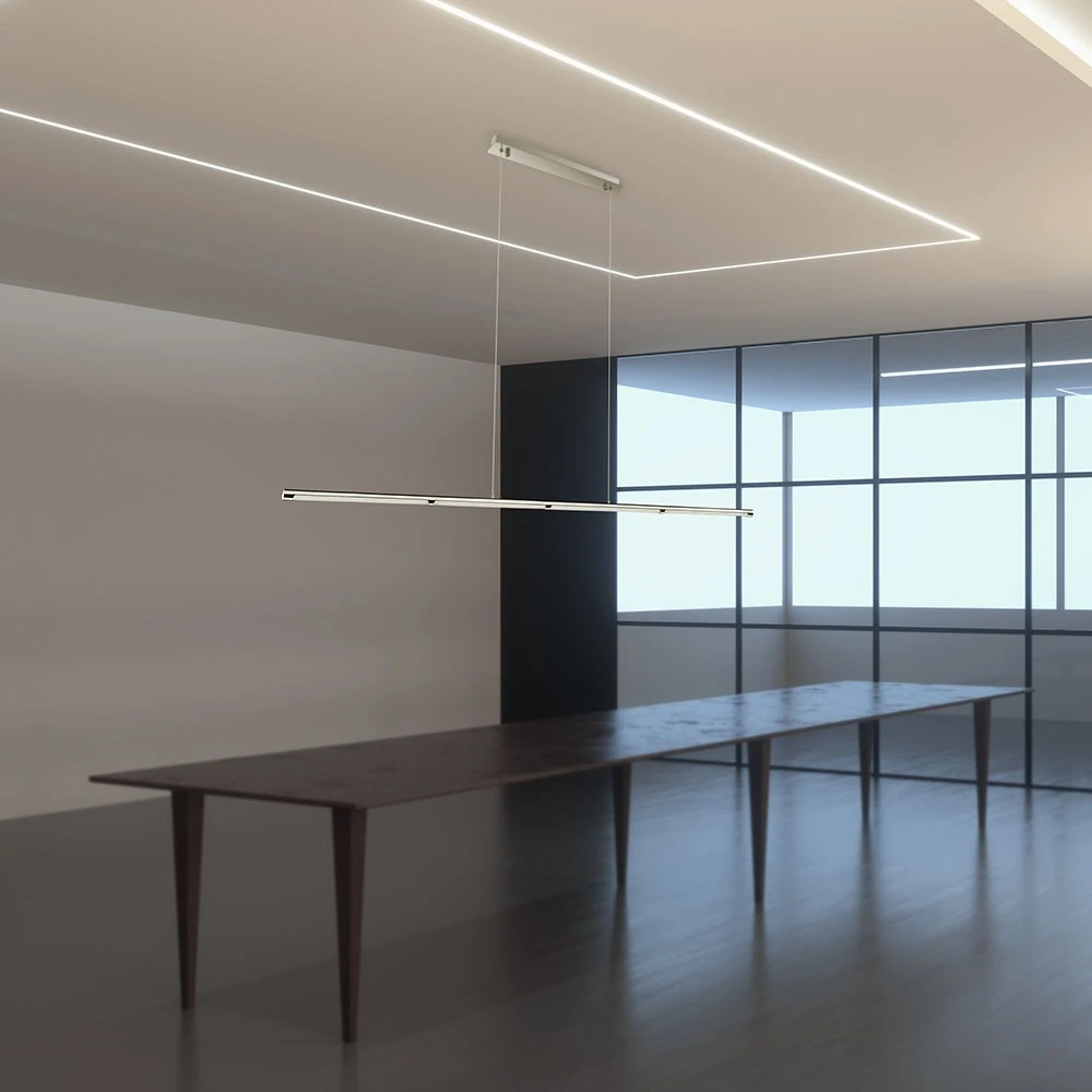36W LED designer pendellampe i krom, Pendler hos HomeNordic
