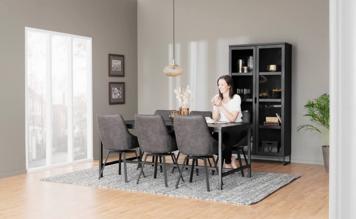 ROWICO Filippa spisebord, inkl. tillægsplade, produktbillede 20 af 24, Spiseborde hos HomeNordic