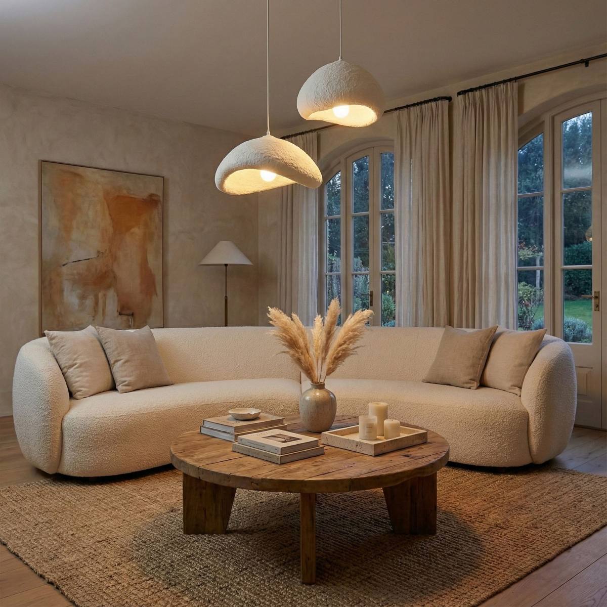 NORDVÄRK Luna-30-40-T-Nua loftlampe, produktbillede 5 af 6, Loftlamper hos HomeNordic