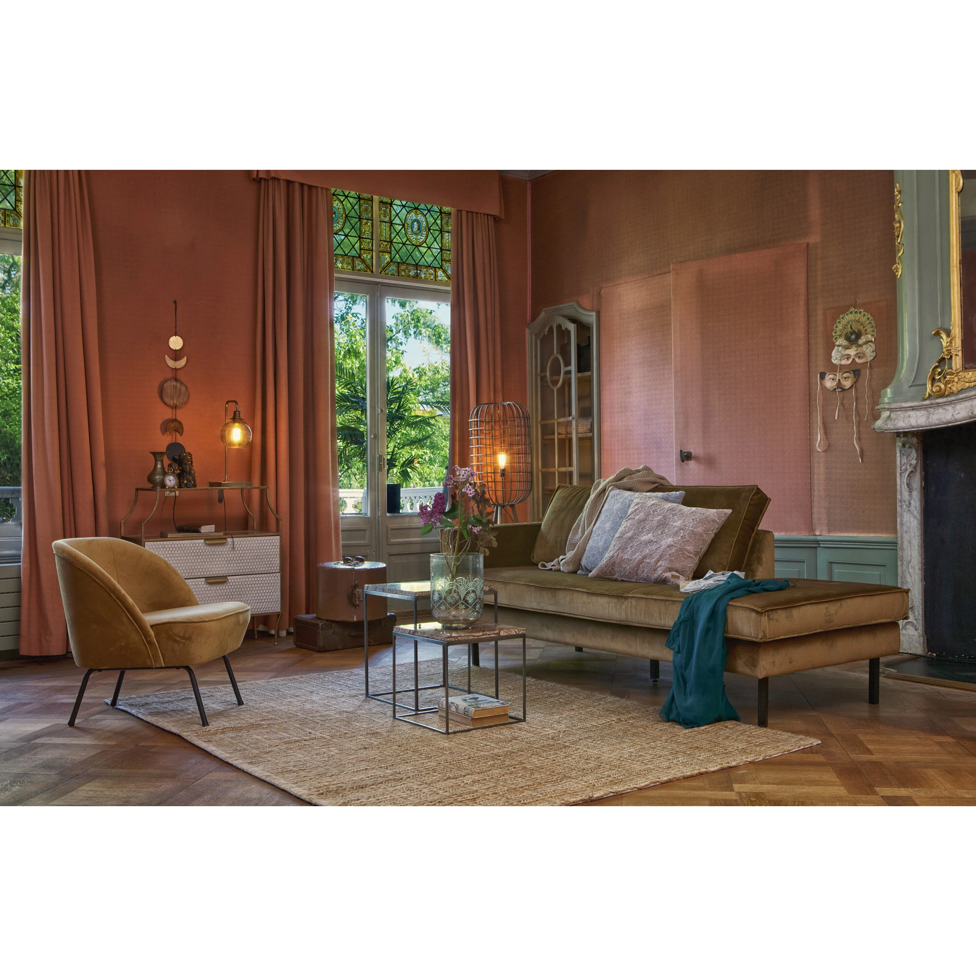 Rodeo Daybed Venstrevendt Velour, produktbillede 7 af 9 hos HomeNordic