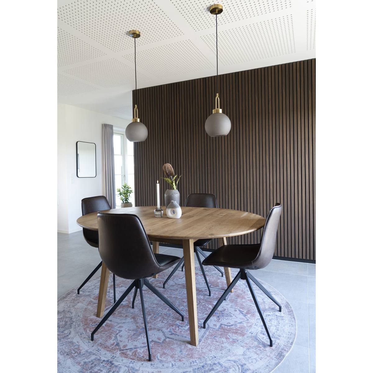 HOUSE NORDIC Metz spisebord, m. butterflybordplade, produktbillede 7 af 7, Spiseborde hos HomeNordic