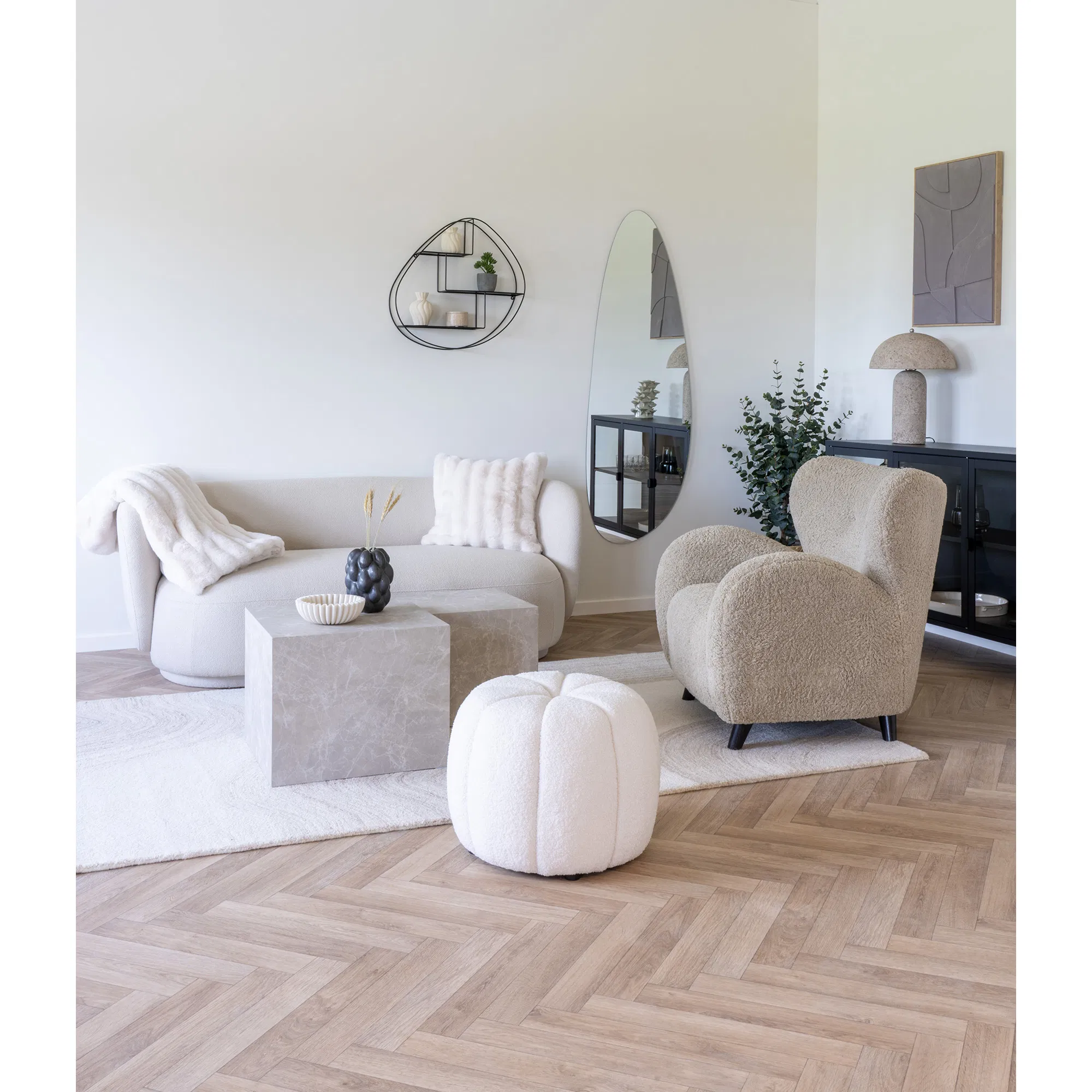 HOUSE NORDIC MYKONOS 2,5 PERS SAND, produktbillede 6 af 6, Sofaer hos HomeNordic
