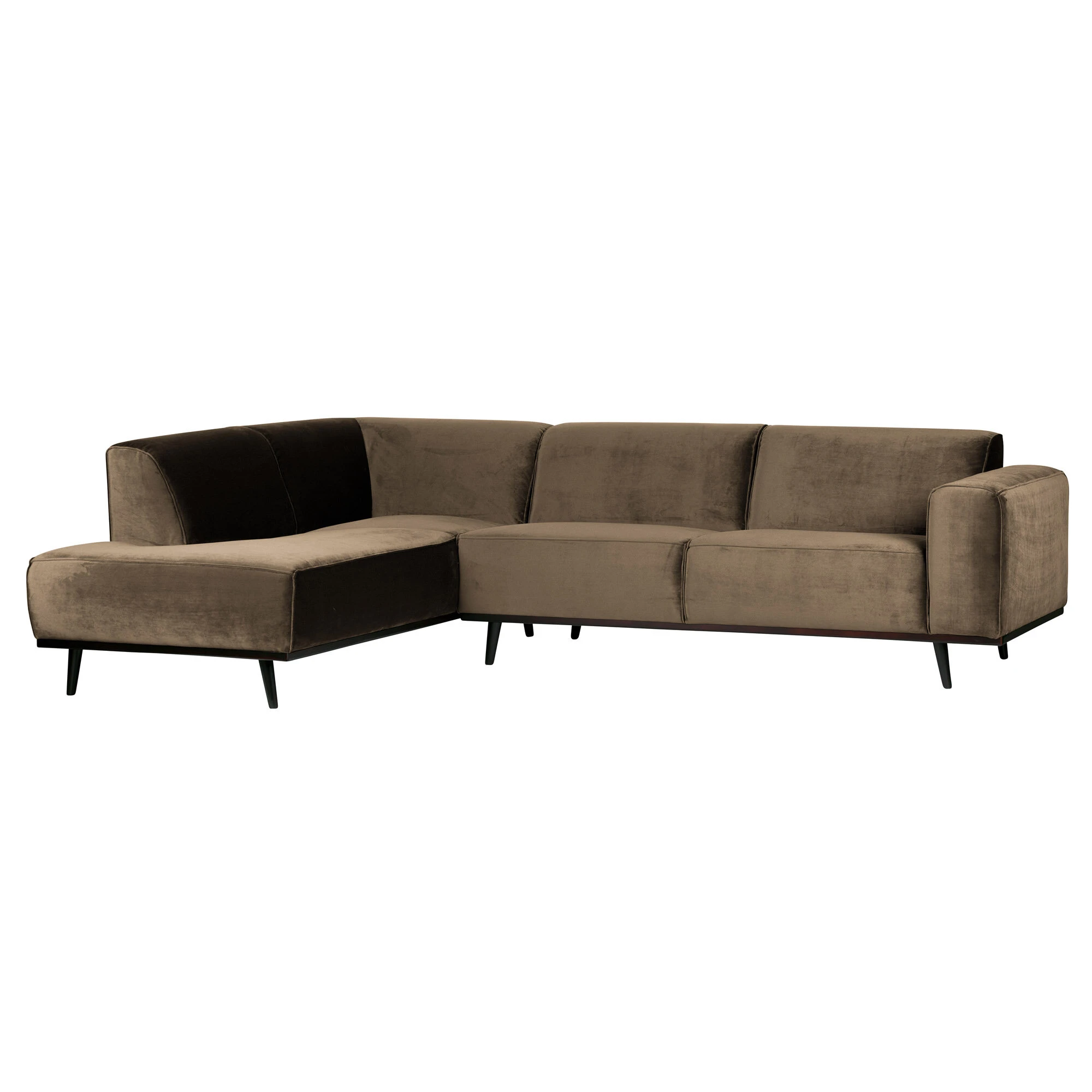 Statement Hjørnesofa Venstrevendt Velour, produktbillede 2 af 3, Sofaer hos HomeNordic