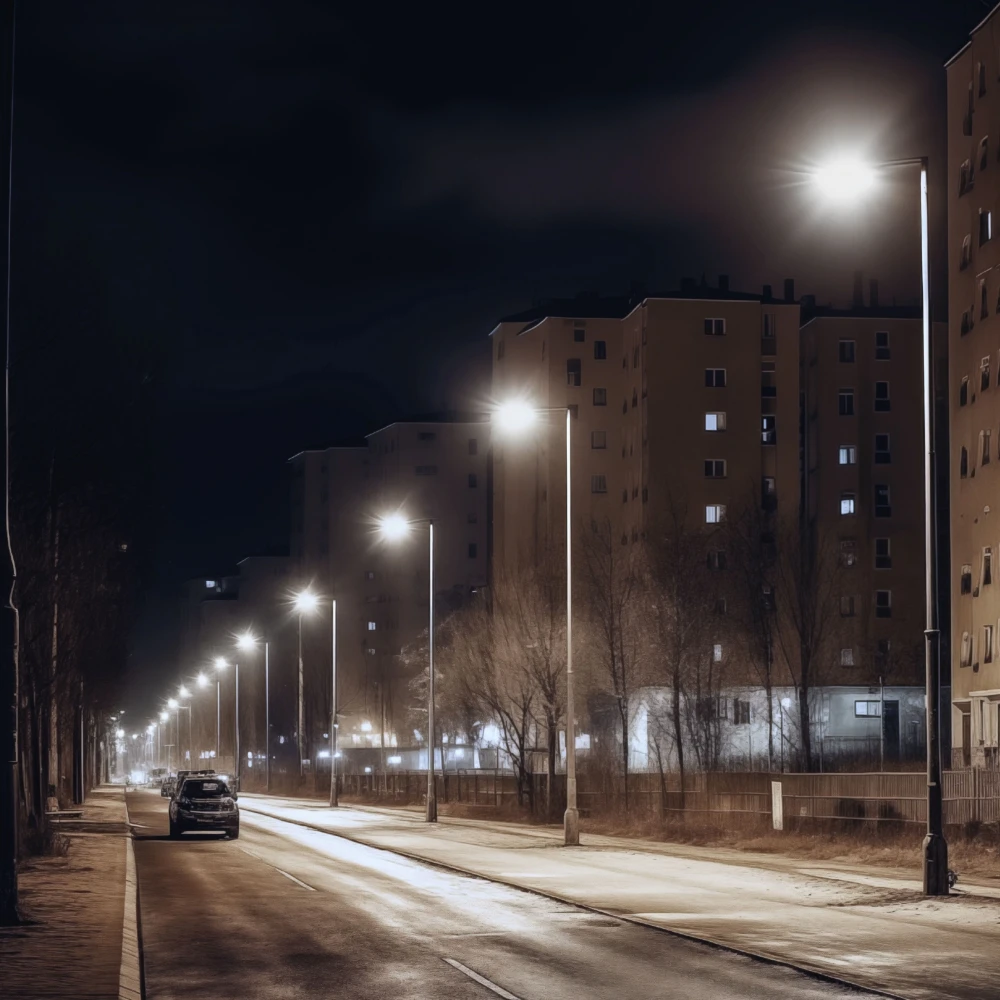 50W skumrings LED gadelampe, Udendørslamper hos HomeNordic
