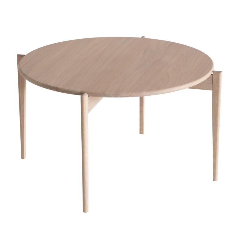 Swish, Rundt sofabord i massiv eg og fem forskellige finish. Ø 88 cm x, produktbillede 2 af 24, Nordisk design hos HomeNordic