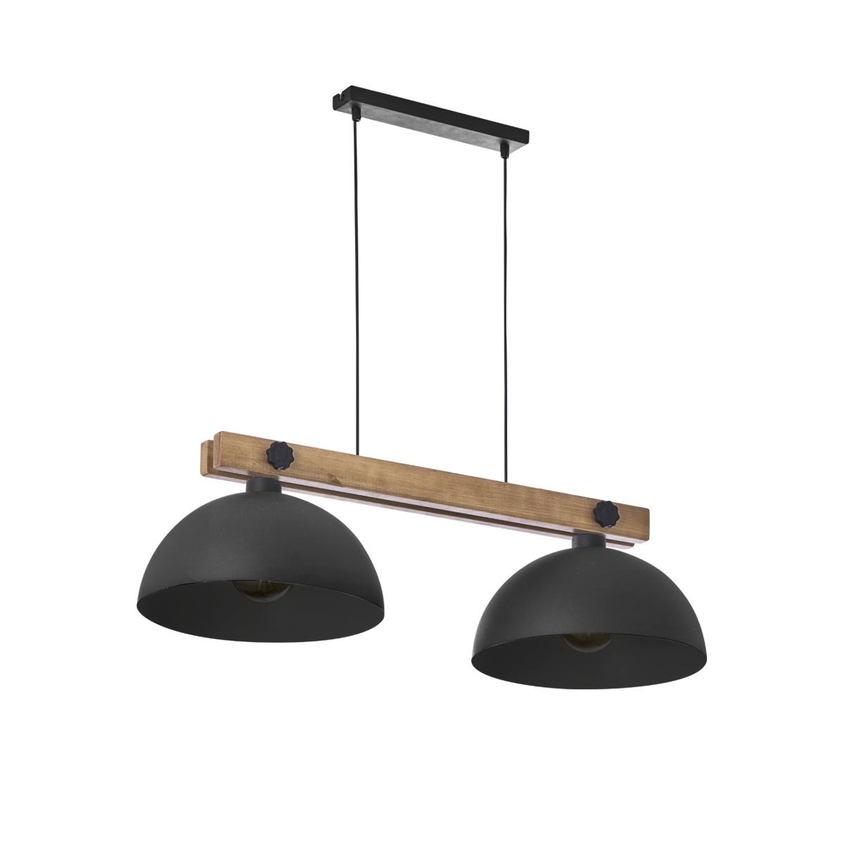 TK Oslo loftlampe, m. 2 skærme, Loftlamper hos HomeNordic