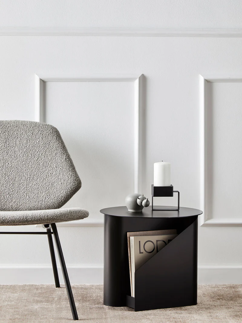WOUD SENTRUM SIDEBORD SORT, produktbillede 2 af 2, Spiseborde hos HomeNordic
