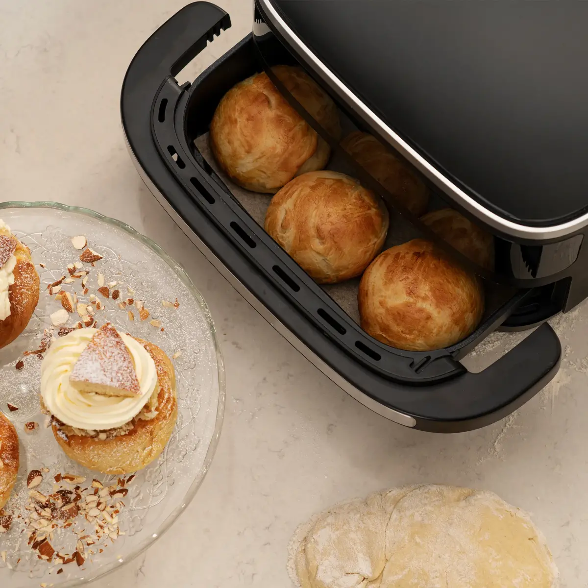 Obh Nordica Easy Fry XL airfryer, sort, produktbillede 6 af 7, Airfryers hos HomeNordic