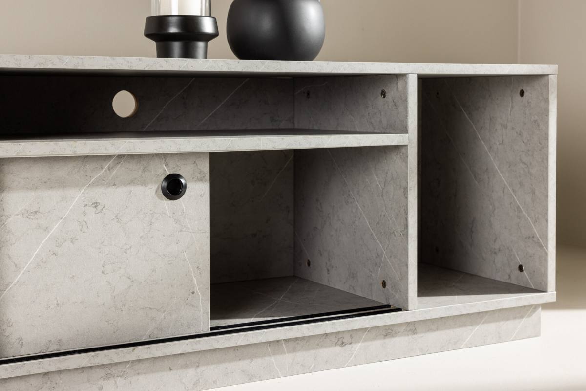 VENTURE DESIGN Girona TV-bænk, m. 2 skydelåger, produktbillede 14 af 16, TV-borde hos HomeNordic