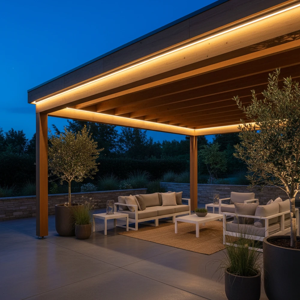 5m 230V vandtæt slim COB strip, LED-strips hos HomeNordic