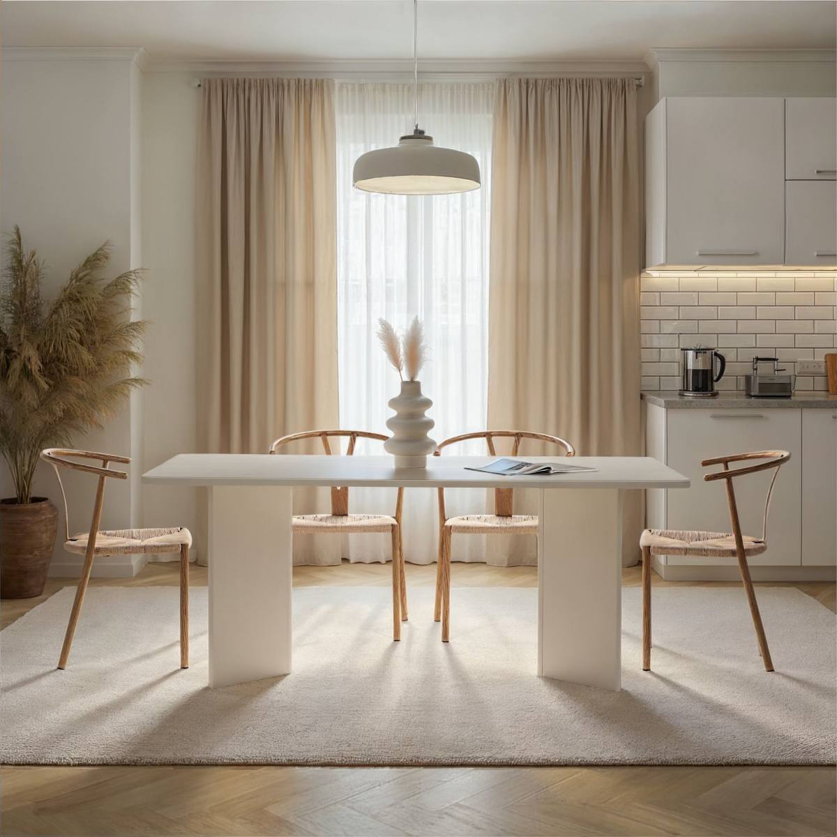 NORDVÄRK Linza spisebord, rektangulær, produktbillede 9 af 10, Spiseborde hos HomeNordic