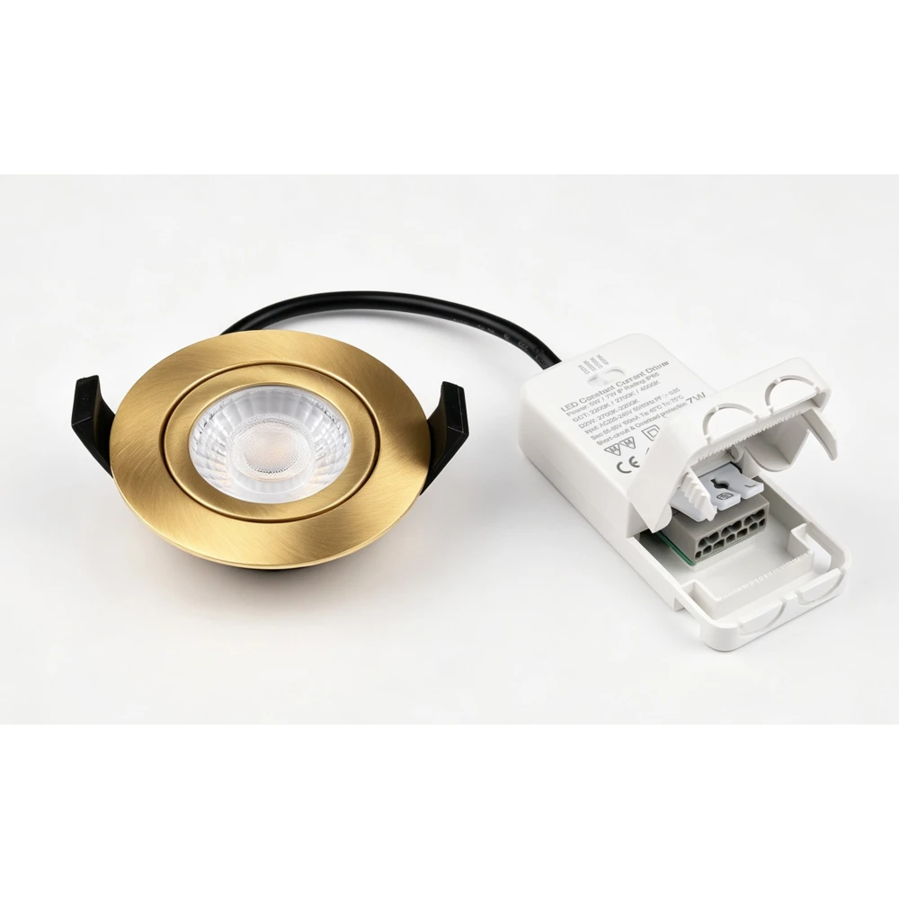 7W Ø8,3cm DimToWarm+CCT indbygningsspot dæmpbar RA96, Spots hos HomeNordic