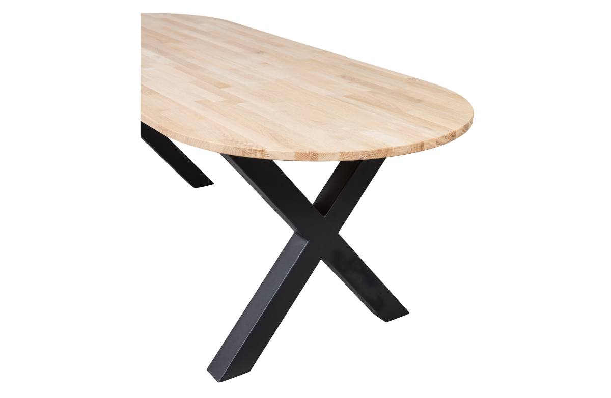 WOOOD Tablo spisebord, oval, produktbillede 3 af 3, Spiseborde hos HomeNordic
