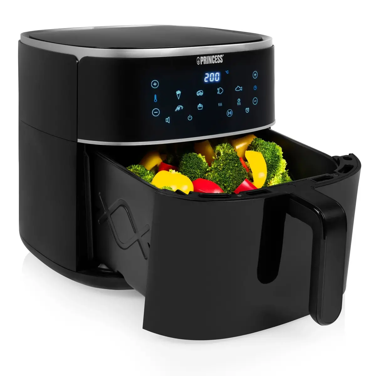 Digital varmluftsfrituregryde 8 liter, sort, produktbillede 9 af 13, Airfryers hos HomeNordic