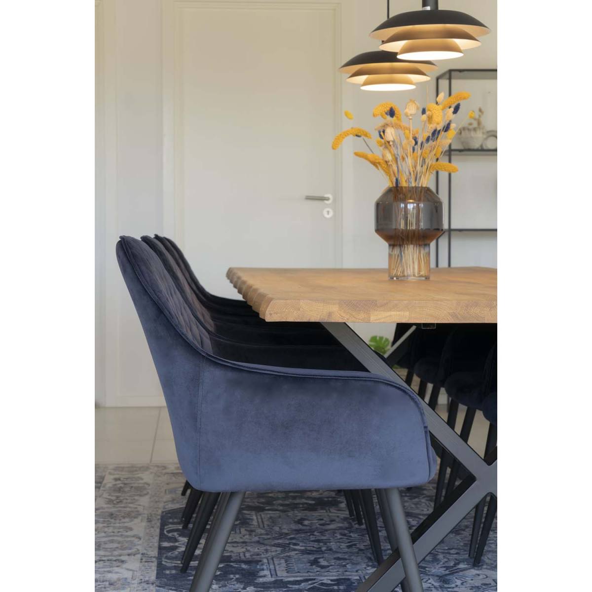 HOUSE NORDIC Toulon spisebord med bølget kant, produktbillede 7 af 7, Spiseborde hos HomeNordic