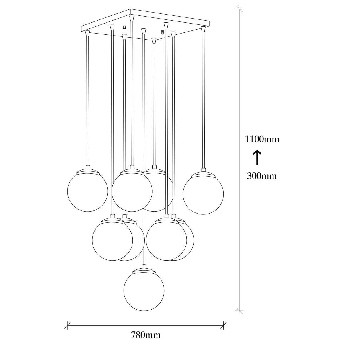 LUMI Cremona loftlampe, produktbillede 2 af 10, Loftlamper hos HomeNordic