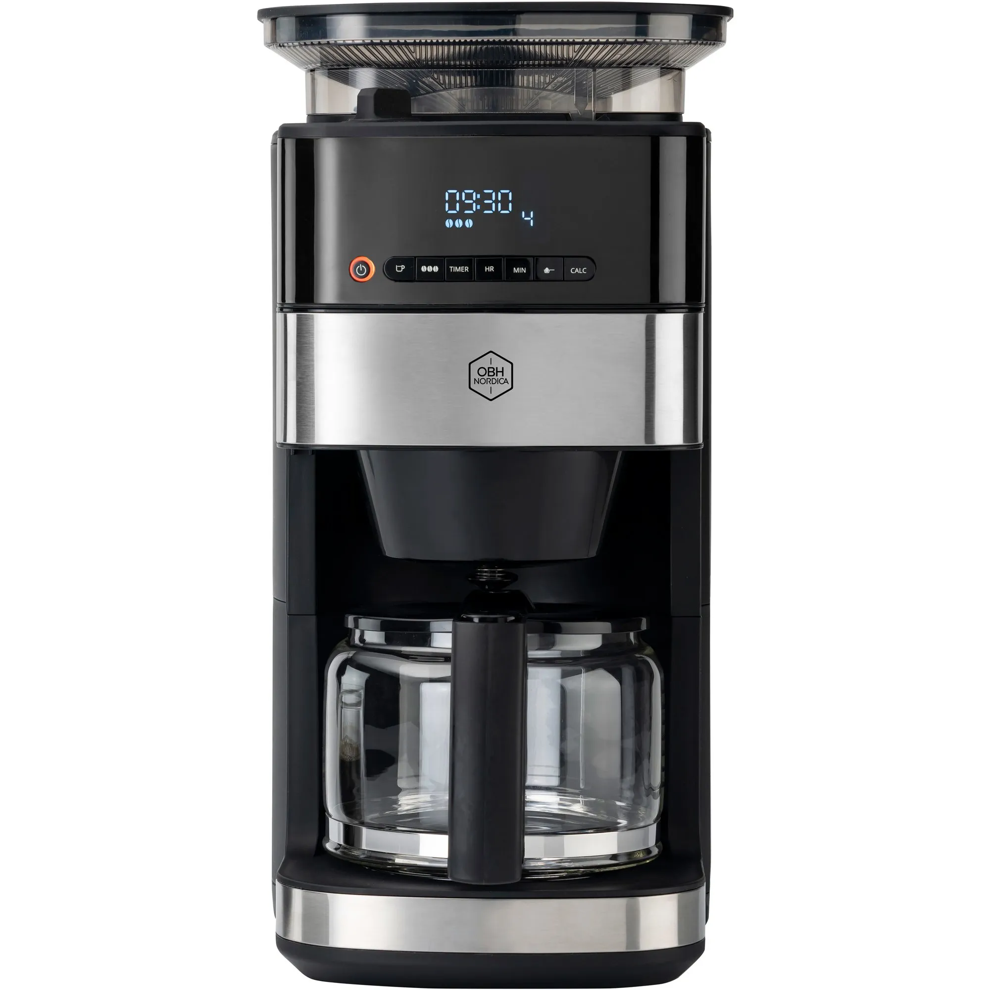 Grind Aroma kaffemaskine, 1,25 liter, sort, Kaffemaskiner hos HomeNordic