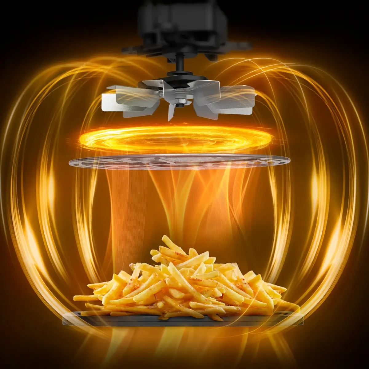 Obh Nordica Easy Fry XL airfryer, sort, produktbillede 4 af 7, Airfryers hos HomeNordic