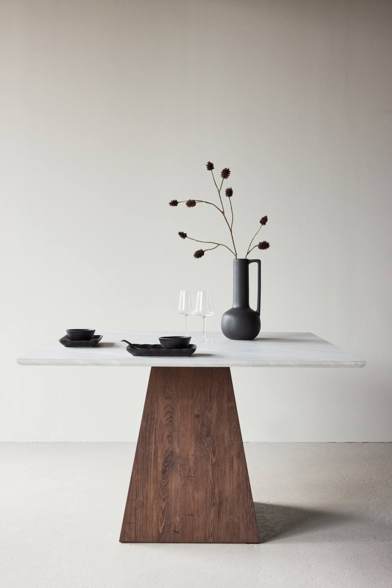 VENTURE DESIGN Cael spisebord, kvadratisk, produktbillede 19 af 19, Spiseborde hos HomeNordic