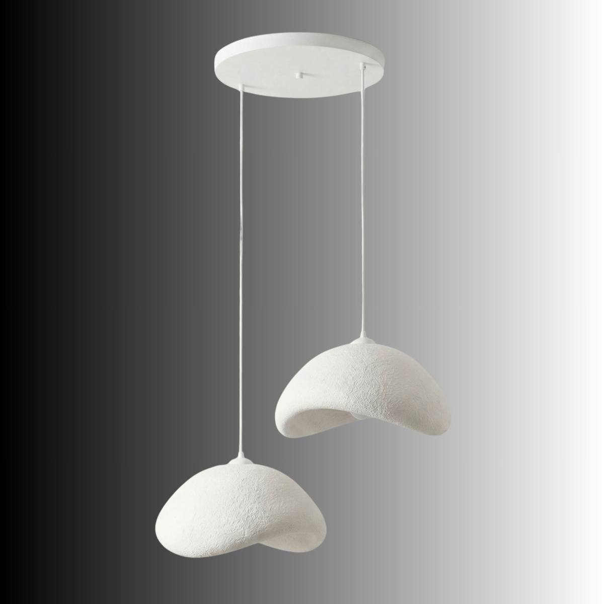 NORDVÄRK Luna-50-50-T-Nua loftlampe, produktbillede 3 af 6, Loftlamper hos HomeNordic