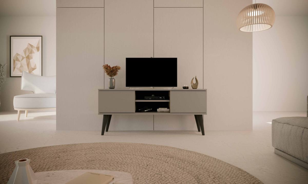 KOCOT RTV Toronto TV-bord, m. 2 låger og 1 hylde, produktbillede 6 af 7, TV-borde hos HomeNordic