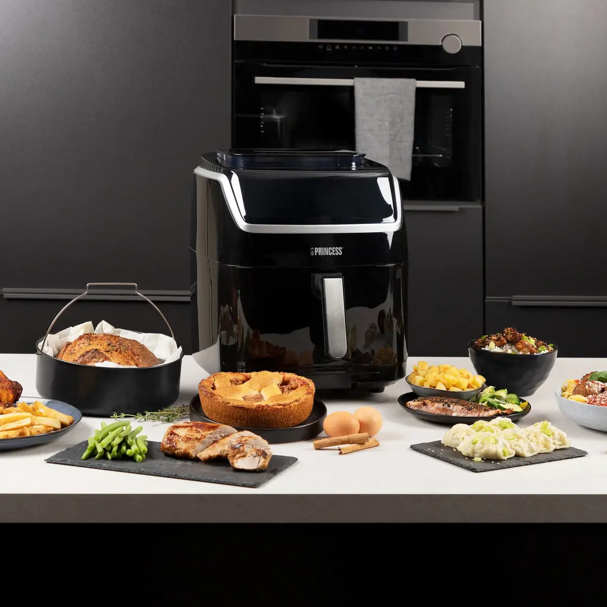 Steam airfryer 6,5 liter, produktbillede 10 af 13, Airfryers hos HomeNordic