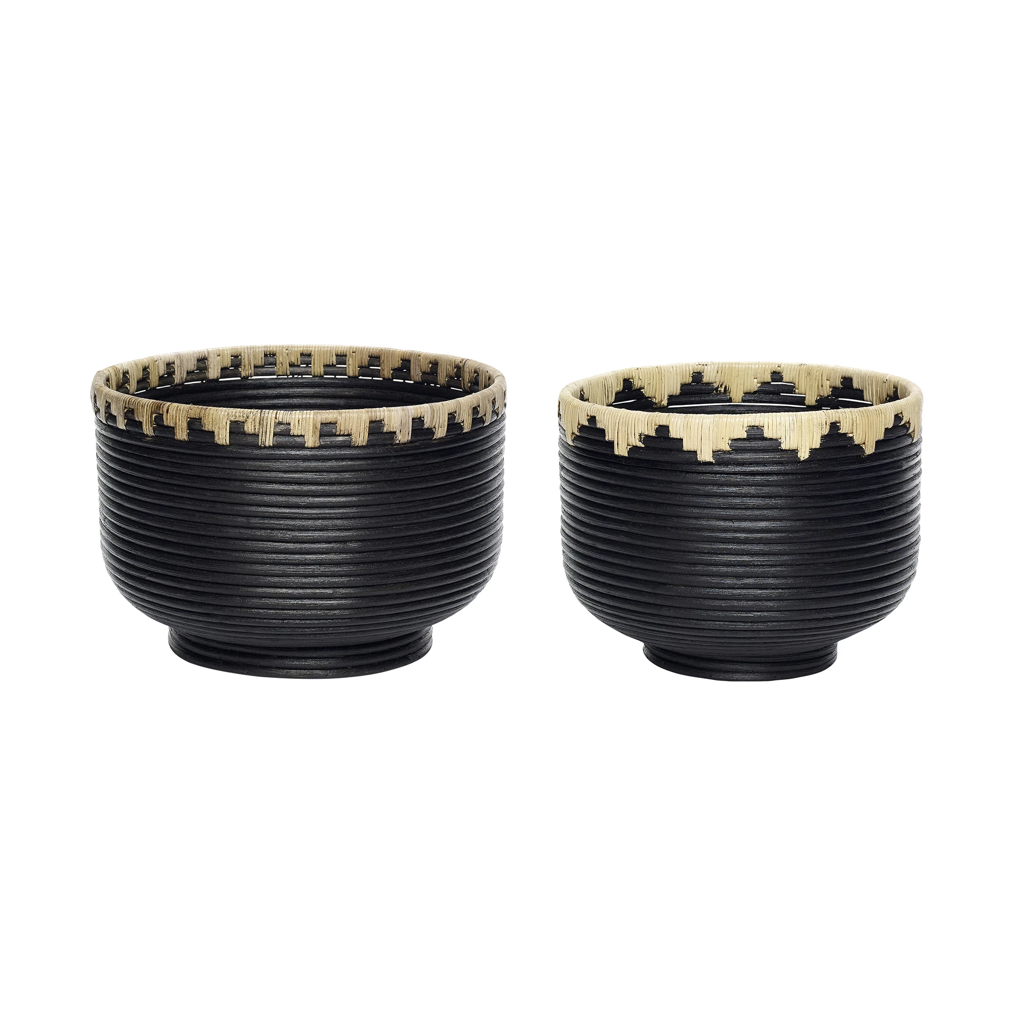 Blackie - Sort Rattan Kurve hos HomeNordic