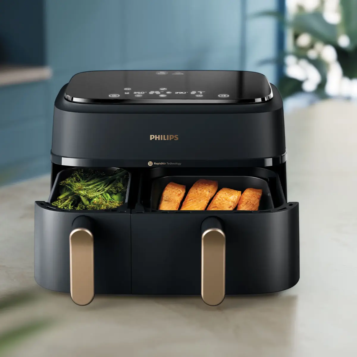 Philips NA352/00 Dual Basket Airfryer 3000 Series, produktbillede 3 af 3, Airfryers hos HomeNordic