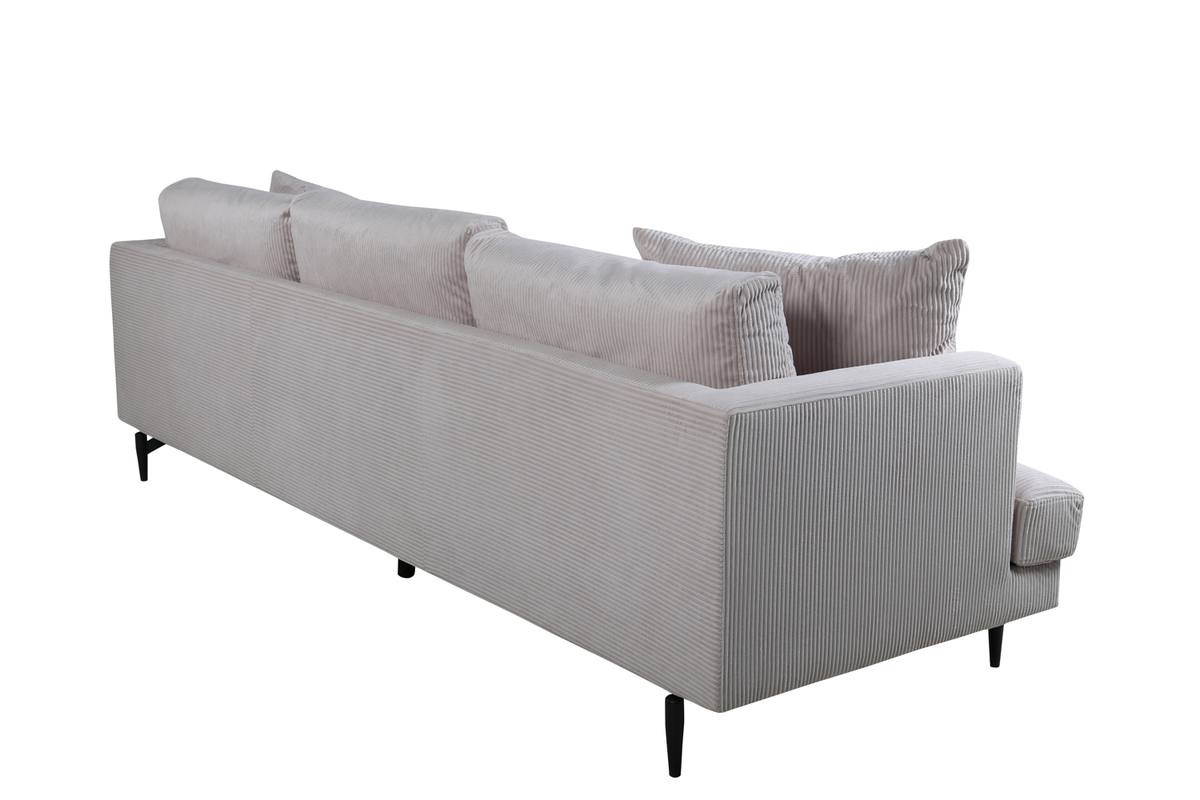 Warden - Sofa 3-personers i polyester fløjl, produktbillede 9 af 12, Sofaer hos HomeNordic