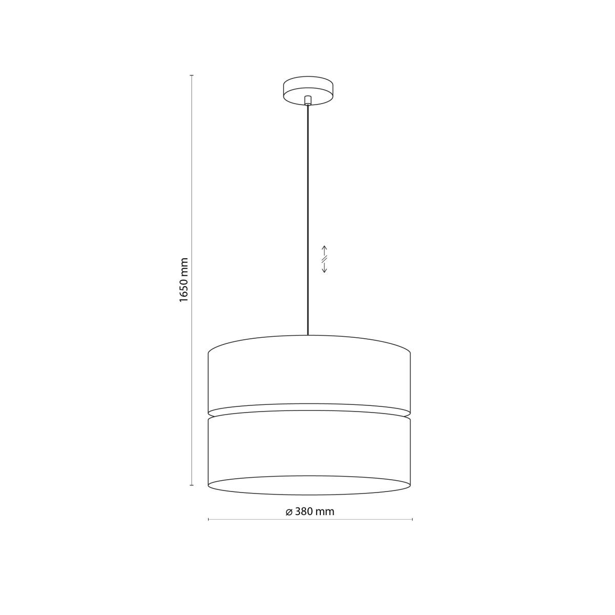 TK Eco loftlampe 380, rund, produktbillede 3 af 8, Loftlamper hos HomeNordic