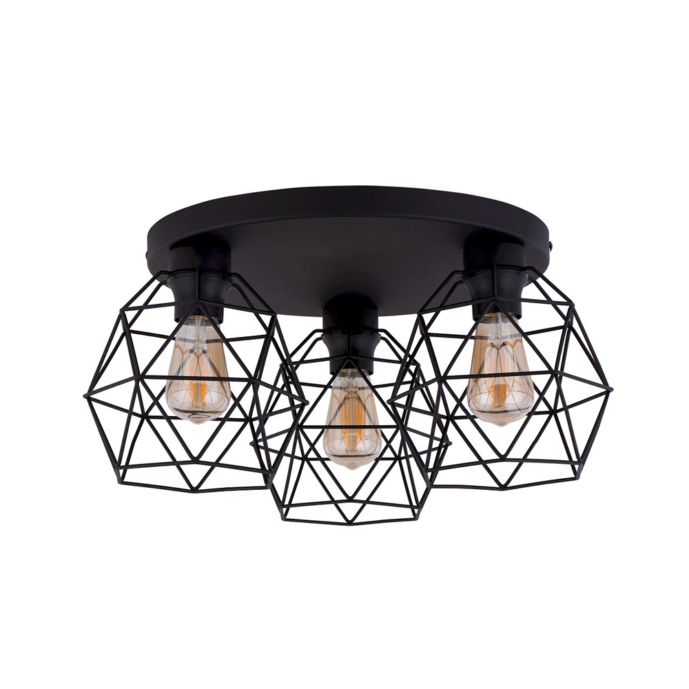 TK Galaxy loftlampe, m. 3 skærme, Loftlamper hos HomeNordic