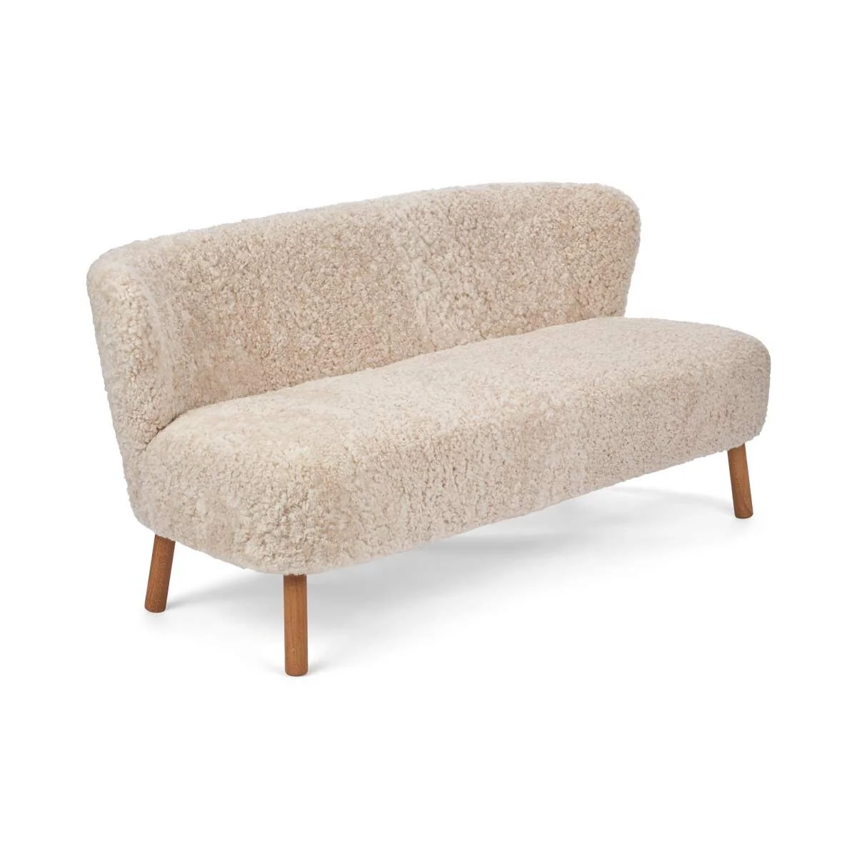 NATURES COLLECTION EMANUEL 2-PERSONERS SOFA EGETRÆ BEIGE, Sofaer hos HomeNordic