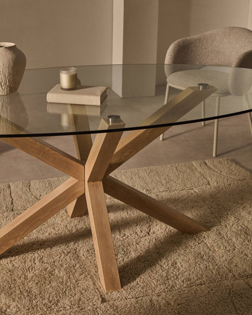 KAVE HOME Argo spisebord, oval, produktbillede 4 af 5, Spiseborde hos HomeNordic