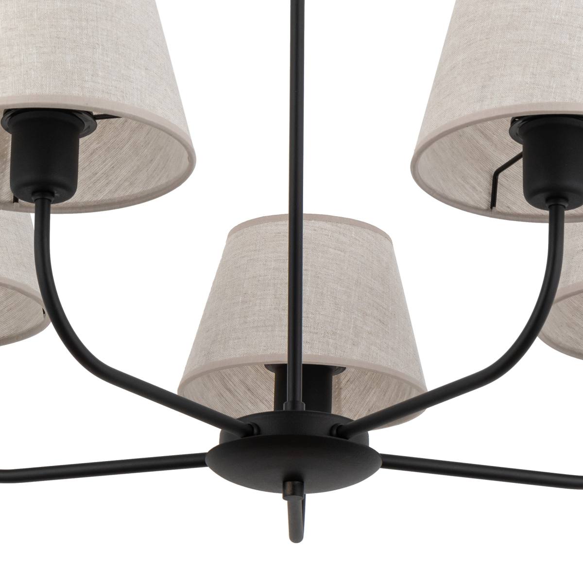 TK Chicago loftlampe, m. 5 skærme, produktbillede 5 af 15, Loftlamper hos HomeNordic