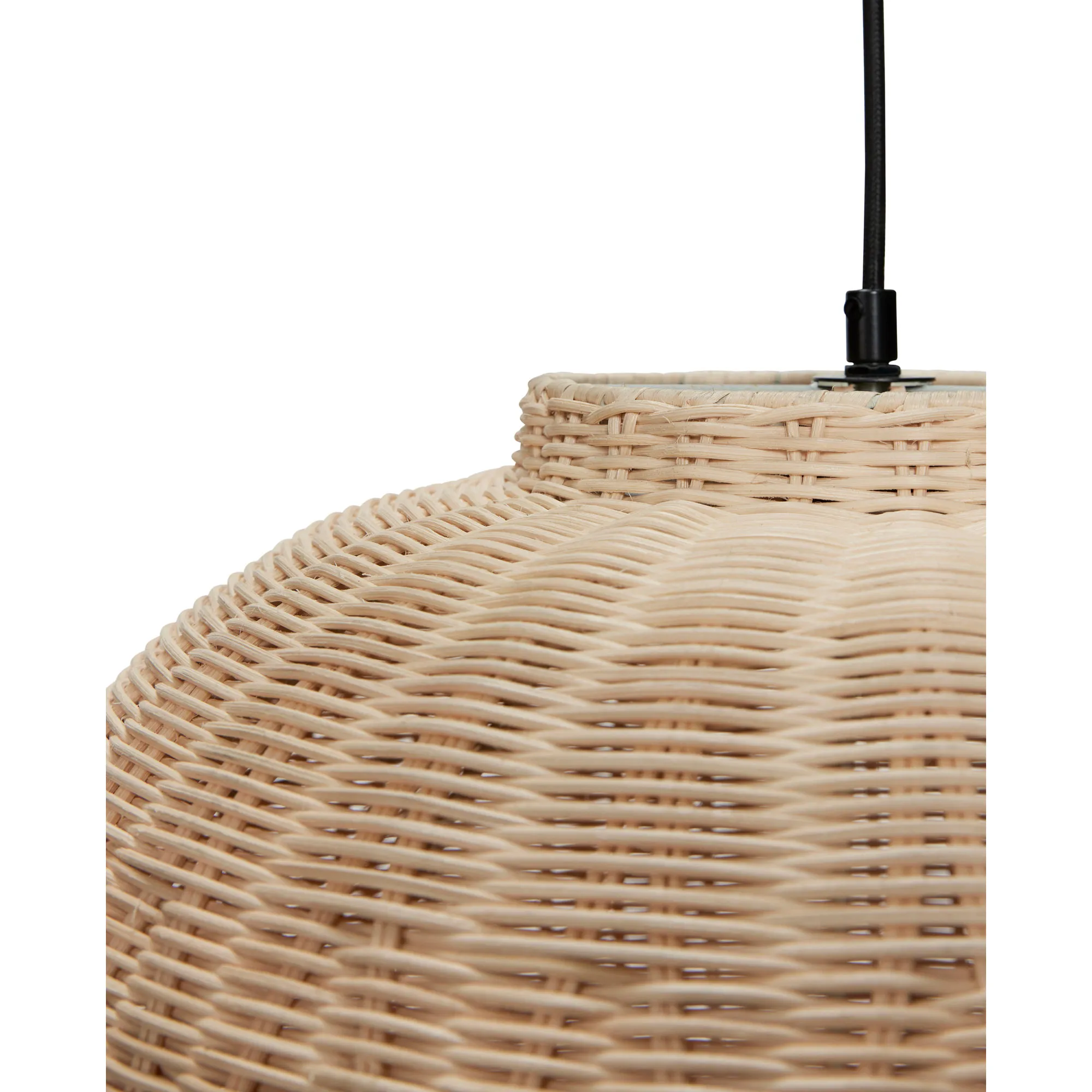 Chand - Rund Loftslampe i rattan, produktbillede 3 af 3, Loftlamper hos HomeNordic