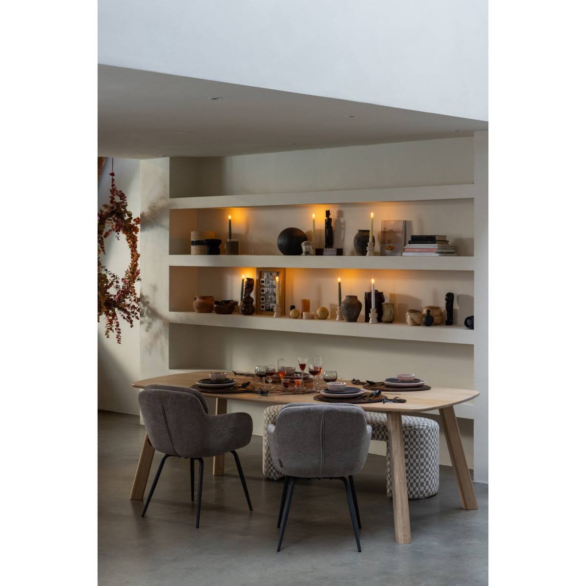 WOOOD Tablo spisebord, oval, produktbillede 3 af 3, Spiseborde hos HomeNordic