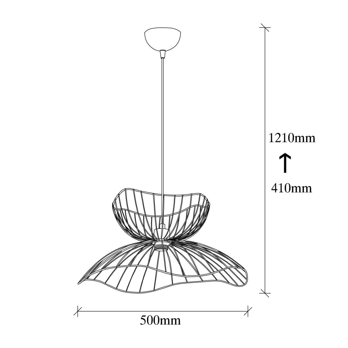 LUMI Farac loftlampe, justerbar højde, produktbillede 2 af 7, Loftlamper hos HomeNordic