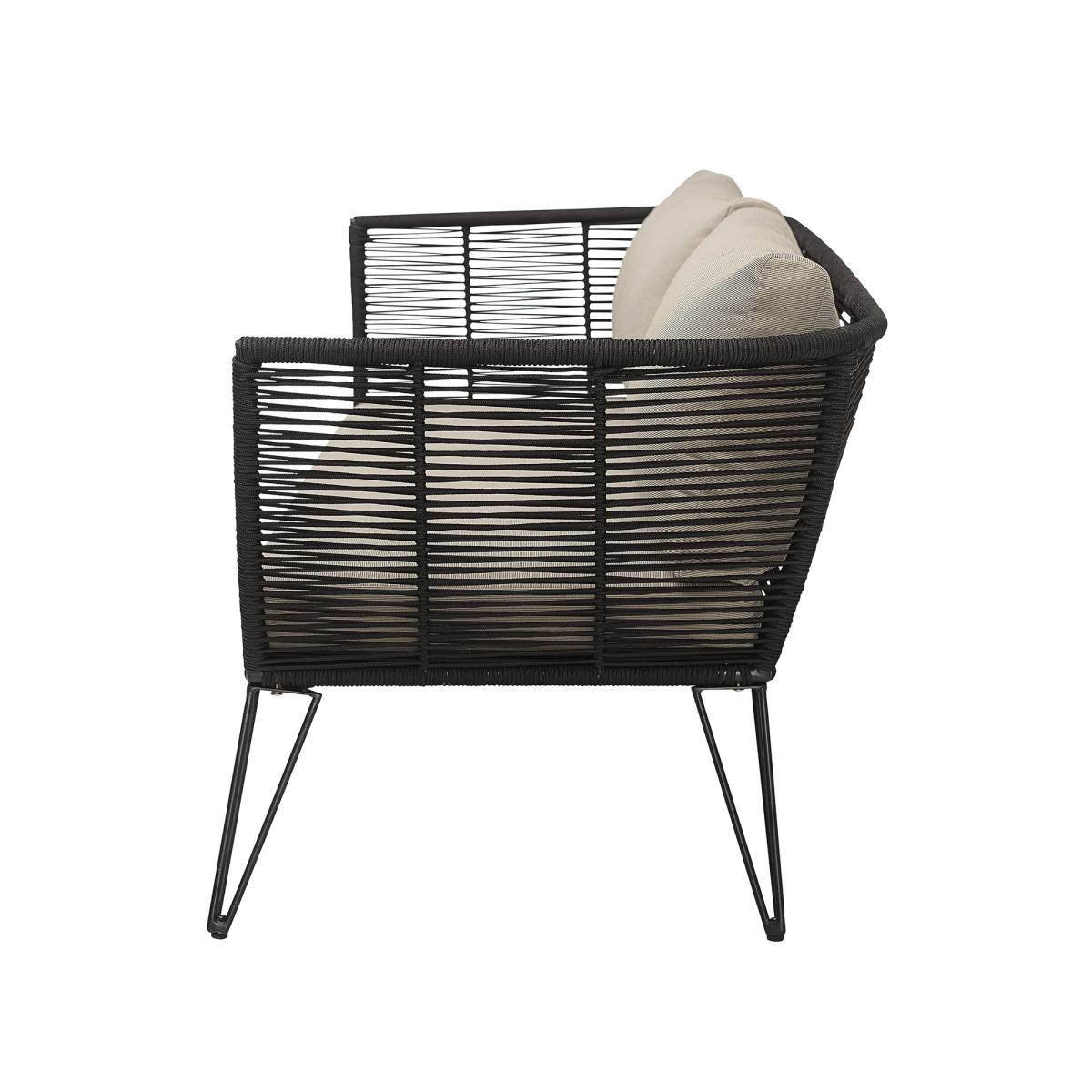 BLOOMINGVILLE MUNDO SOFA SORT, produktbillede 3 af 5, Sofaer hos HomeNordic