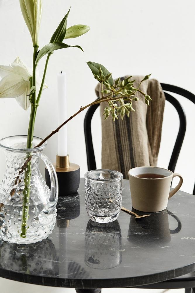 NORDAL CAFEBORD MARMOR RUNDT SORT, produktbillede 4 af 5, Spiseborde hos HomeNordic