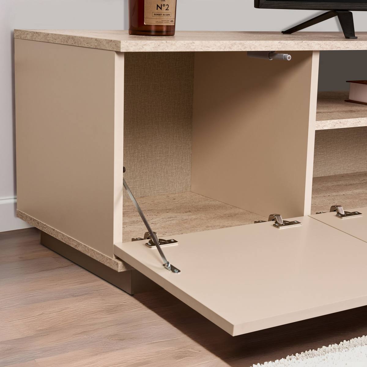 NORDVÄRK Veramont TV-bord, m. 3 låger, 1 hylde, produktbillede 4 af 7, TV-borde hos HomeNordic