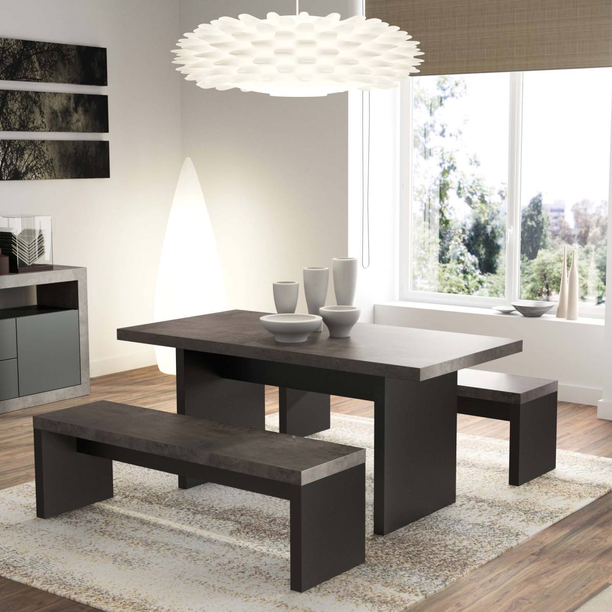 TEMAHOME Detroit Spisebord, produktbillede 2 af 4, Spiseborde hos HomeNordic