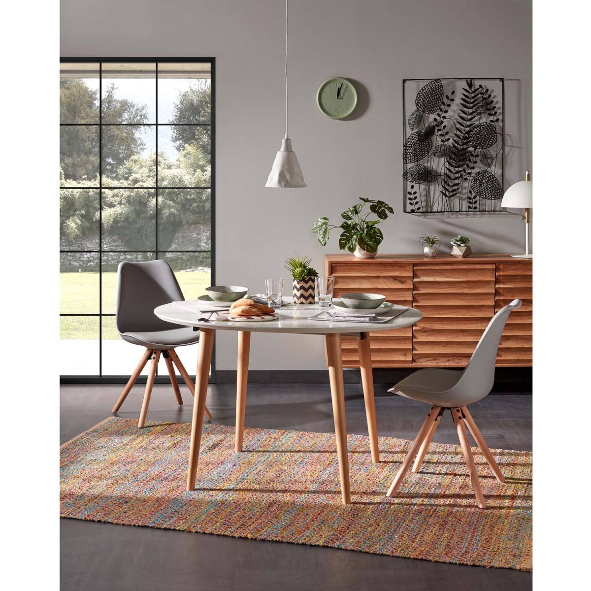 KAVE HOME oval Oakland spisebord, m. udtræk, produktbillede 7 af 9, Spiseborde hos HomeNordic