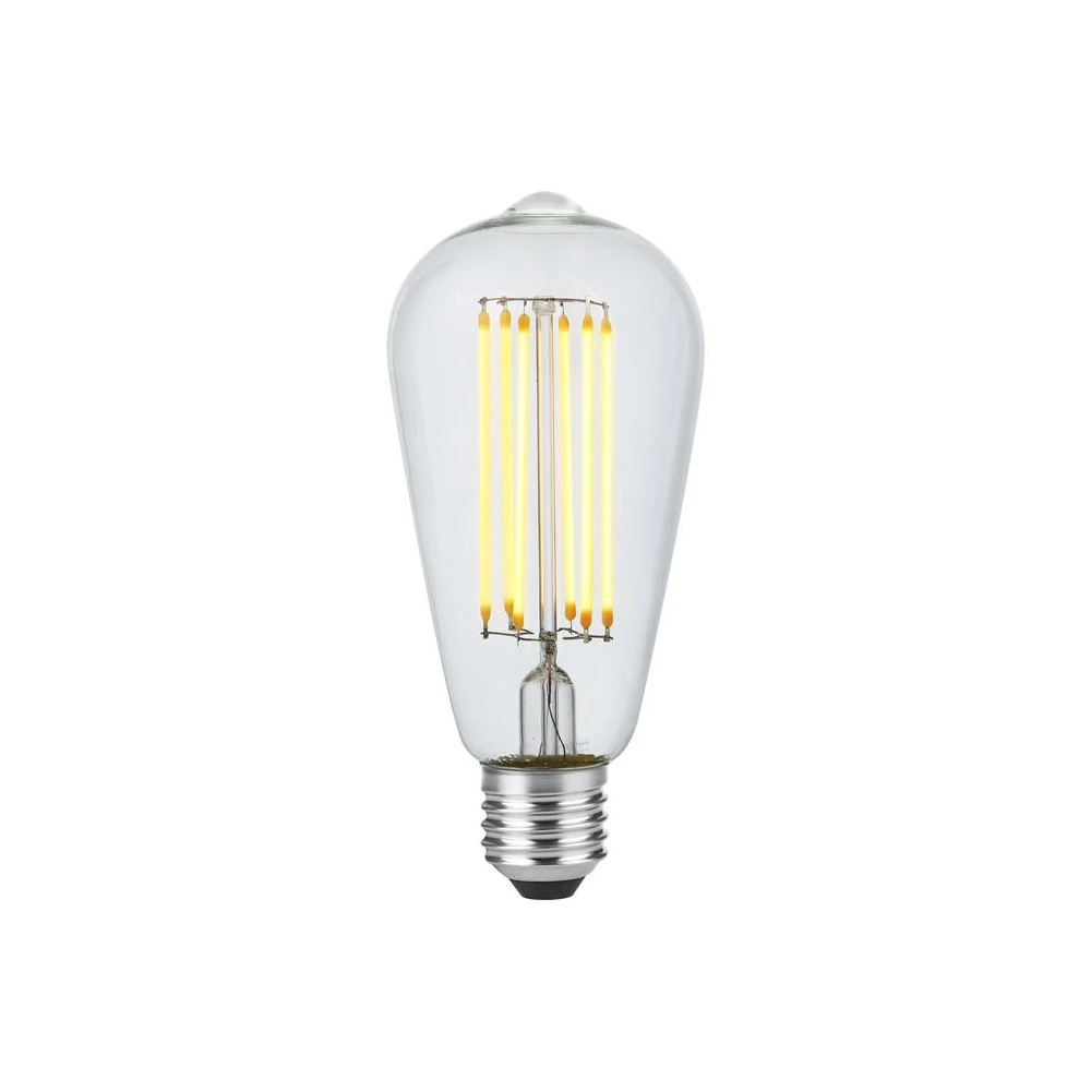 E27 5,5W dæmpbar LED filamentpære, Glas hos HomeNordic