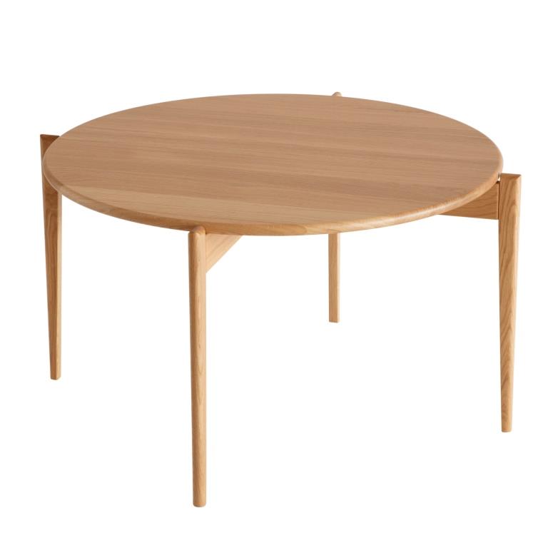 Swish, Rundt sofabord i massiv eg og fem forskellige finish. Ø 88 cm x, produktbillede 3 af 24, Nordisk design hos HomeNordic