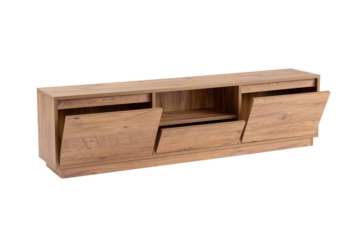 NORDVÄRK Vanguard TV-bord, m. 3 låger og 1 rum, TV-borde hos HomeNordic
