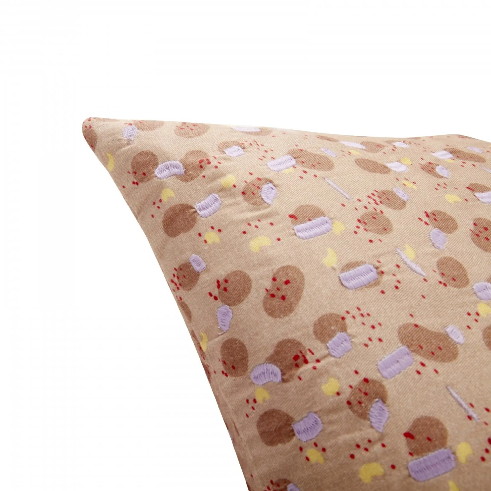 Speckle - Pude i Beige/Brun/Lilla/Gul, produktbillede 2 af 2, Puder hos HomeNordic