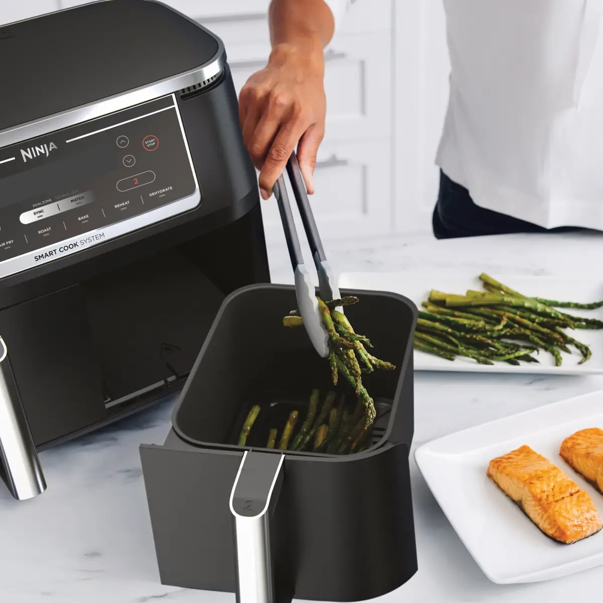 AF451EU Max Foodi Dual Zone Airfryer, produktbillede 6 af 8, Airfryers hos HomeNordic