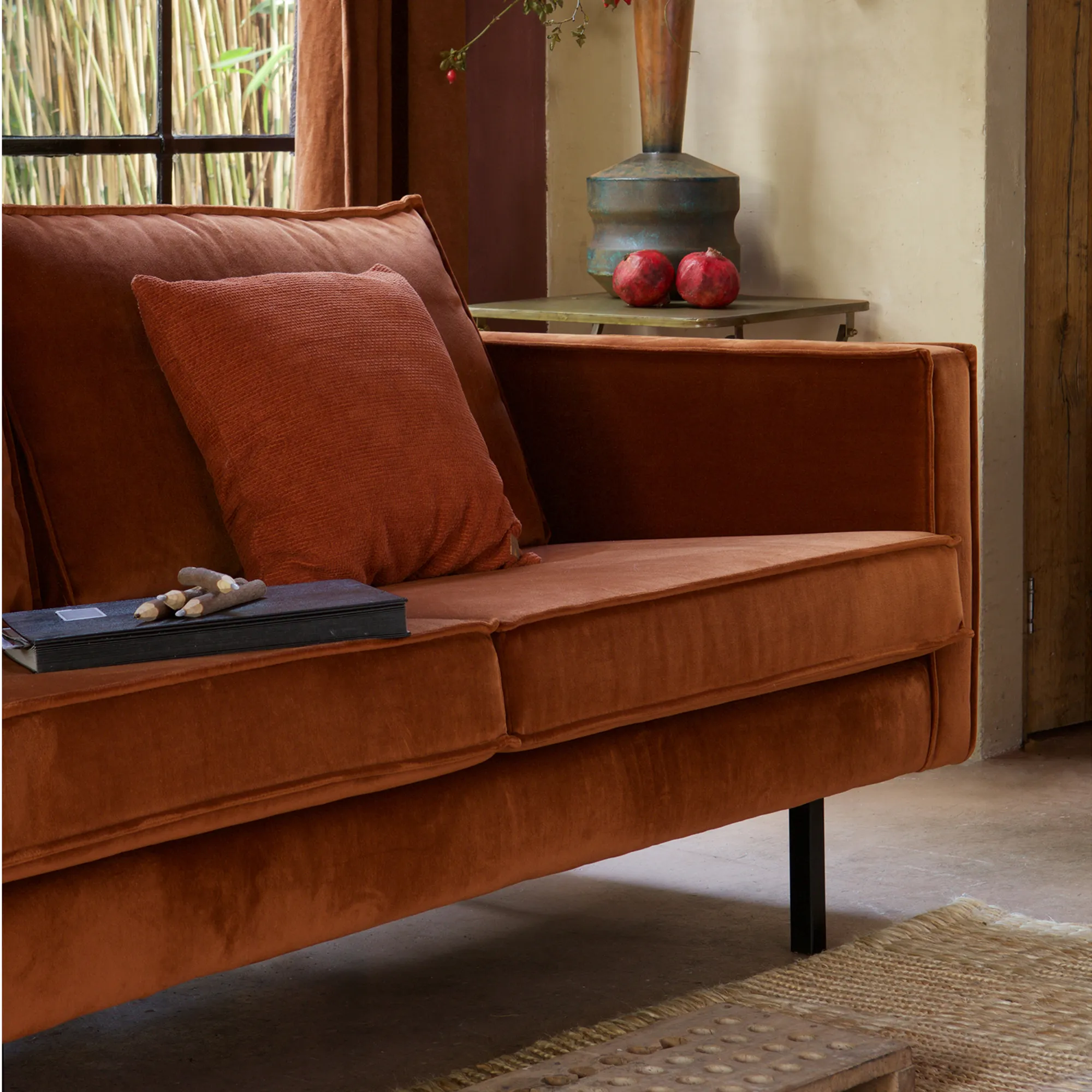 Rodeo 2,5-pers Sofa Velour, produktbillede 3 af 3, Sofaer hos HomeNordic